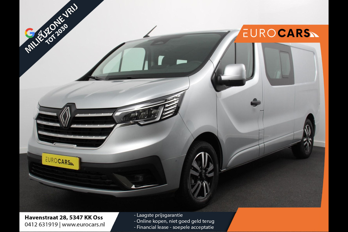 Renault Trafic 2.0 Blue dC1 150 EDC T29 L2H1 Extra Dubbele Cabine Navigatie Airco Lichtmetalen velgen Betimmering Trekhaak Camera Parkeer sensoren Dab