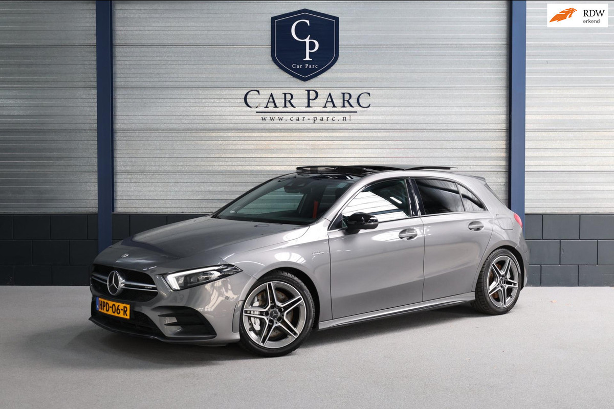 Mercedes-Benz A-Klasse AMG 35 4MATIC 306+PK MULTIBEAM/SFEER/VIRTUAL/PANO/LEER+S.VERWARMING/18"/360 CAM/ACC/ECC/12 MDN GARANTIE! Mercedes-Benz A-Klasse AMG 35 4MATIC 306+PK MULTIBEAM/SFEER/VIRTUAL/PANO/LEER+S.VERWARMING/18"/360 CAM/ACC/ECC/12 MDN GARANTIE!