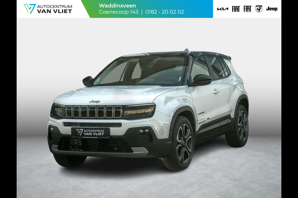 Jeep Avenger 1.2 e-Hybrid Summit | Schuif/Kanteldak | Winter Pack | Infotainment Pack | Snow White Jeep Avenger 1.2 e-Hybrid Summit | Schuif/Kanteldak | Winter Pack | Infotainment Pack | Snow White