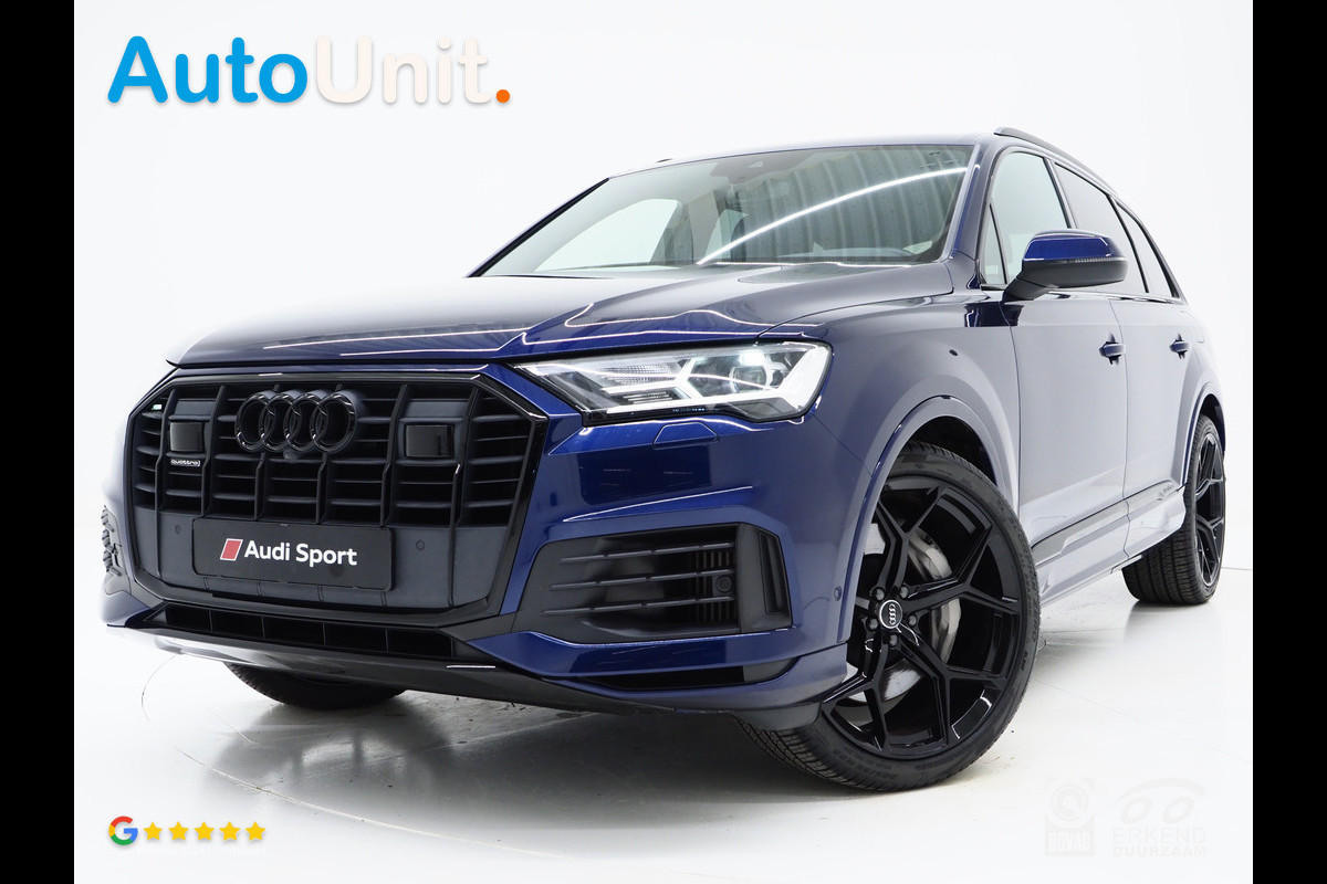 Audi Q7 55 TFSIe Quattro Black Optic | Virtual Cockpit | Luchtvering | Camera | Adaptive Cruise | Trekhaak Audi Q7 55 TFSIe Quattro Black Optic | Virtual Cockpit | Luchtvering | Camera | Adaptive Cruise | Trekhaak