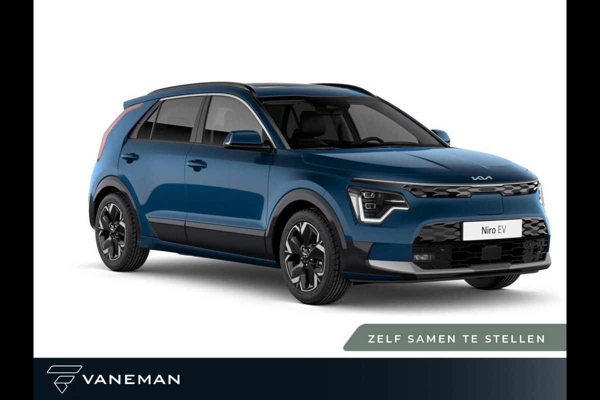 Kia Niro EV Plus 64.8 kWh | Schuif-/kanteldak | Zelf samenstellen Kia Niro EV Plus 64.8 kWh | Schuif-/kanteldak | Zelf samenstellen
