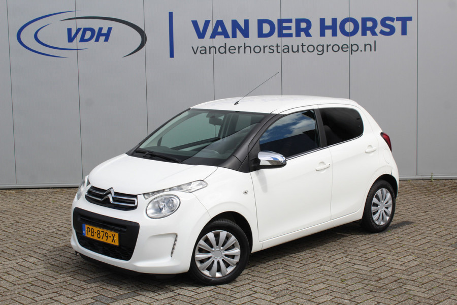 Citroën C1 1.0 e-VTi Selection 5 deurs Keurig  onderhouden  Airco, Bluetooth, Start-Stop, LED Dagrijverlichting, Chrome Pack.