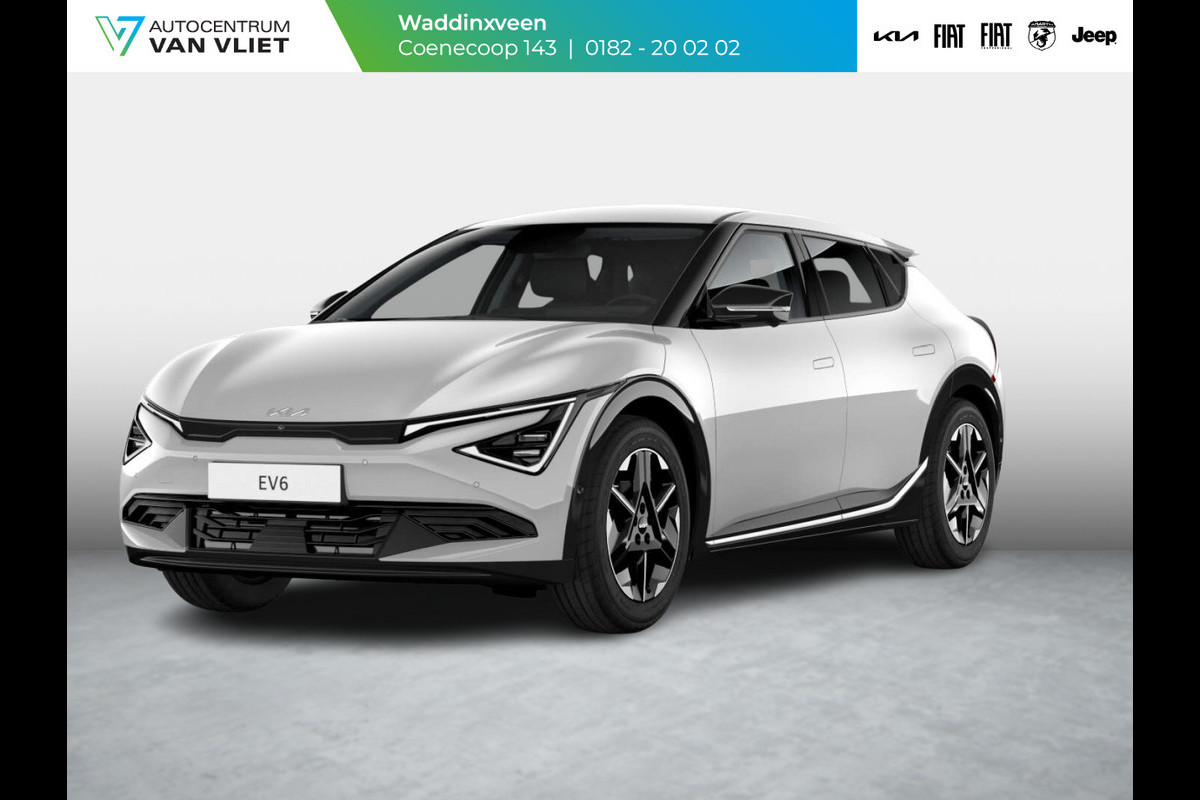 Kia Ev6 Light Edition 63 kWh l Levering Mei l Wolf Grey l 428 km Actieradius Kia Ev6 Light Edition 63 kWh l Levering Mei l Wolf Grey l 428 km Actieradius