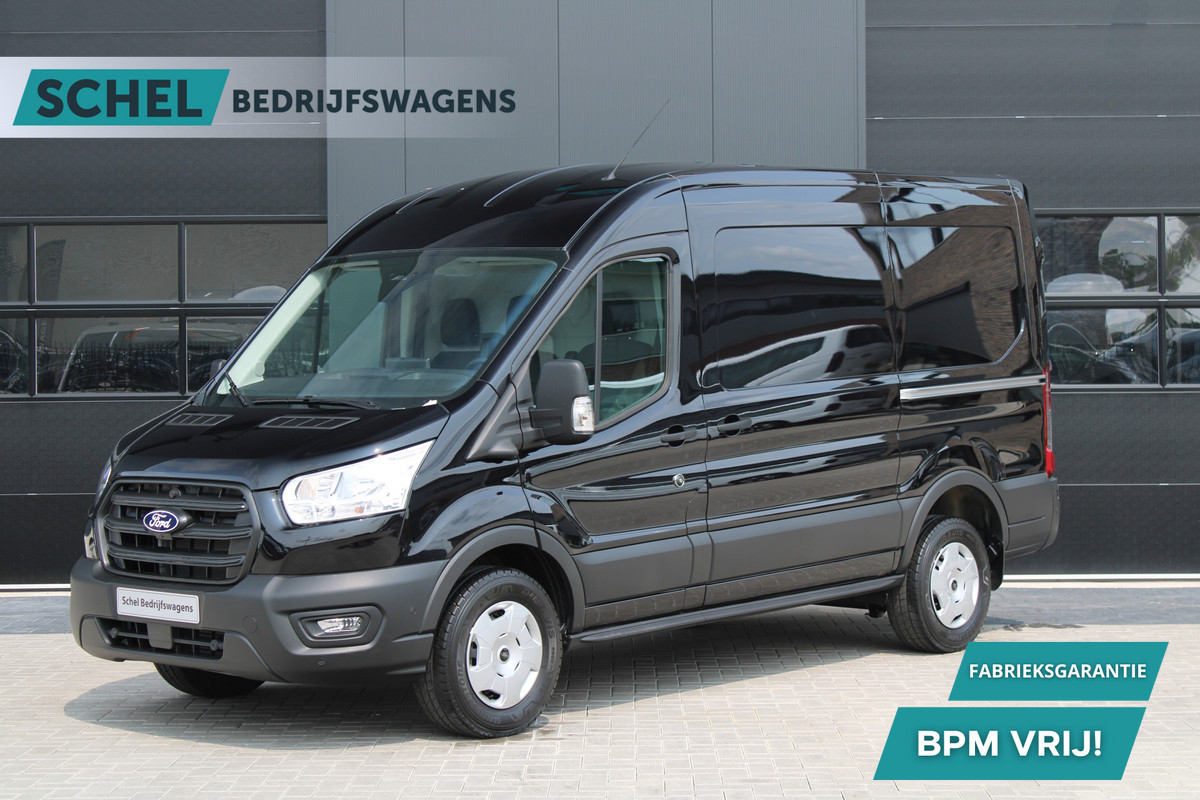 Ford Transit 350 2.0 TDCI L2H2 Trend 165pk - Facelift - 2x Schuifdeur - Adaptive Cruise - Navigatie - Blind Spot - 360 Camera - Stoel - Stuur Ford Transit 350 2.0 TDCI L2H2 Trend 165pk - Facelift - 2x Schuifdeur - Adaptive Cruise - Navigatie - Blind Spot - 360 Camera - Stoel - Stuur
