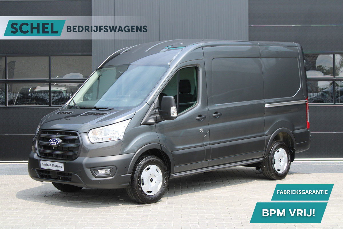 Ford Transit 350 2.0 TDCI L2H2 Trend 130pk - Facelift - 2x Schuifdeur - Adaptive Cruise - Navigatie - Blind Spot - 360 Camera - Stoel - Stuur Ford Transit 350 2.0 TDCI L2H2 Trend 130pk - Facelift - 2x Schuifdeur - Adaptive Cruise - Navigatie - Blind Spot - 360 Camera - Stoel - Stuur