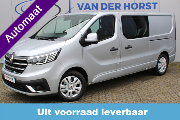 Renault Trafic 2.0-170pk dCi T29 L2H1 Luxe dubbele cabine AUTOMAAT. Zeer luxe Renault Trafic dubbele cabine. Volautm. airco, navigatie, telefoonvoorb., metallic lak, LM wielen, schuifdeur li.+re., armsteunen li.+re voor, Isofix etc, etc