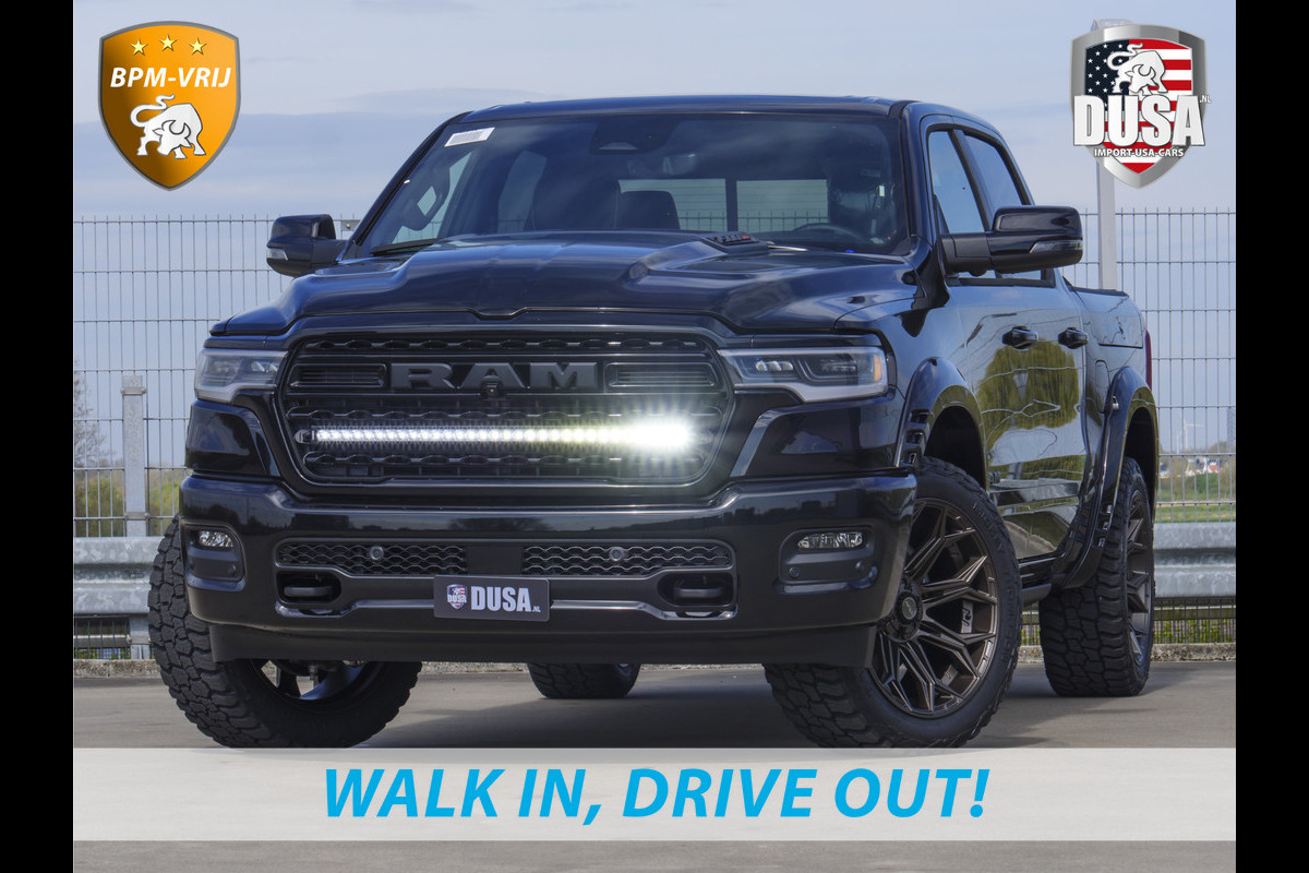 Dodge Ram | 1500 | Limited | 3.0L Twin-Turbo I6 | High Output | BPM-VRIJ | Passenger Display | 14,4 Touch Screen | LPG | RAMBOX Getoonde accessoires zijn verkrijgbaar tegen meerprijs Dodge Ram | 1500 | Limited | 3.0L Twin-Turbo I6 | High Output | BPM-VRIJ | Passenger Display | 14,4 Touch Screen | LPG | RAMBOX Getoonde accessoires zijn verkrijgbaar tegen meerprijs