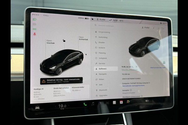 Tesla Model 3 Long Range AWD 75 kWh 1e Eigenaar,Autopilot,Panodak,BTW Auto,Leder,360 Camera,NL Auto,N.A.P,Nieuwe APK bij Aflevering