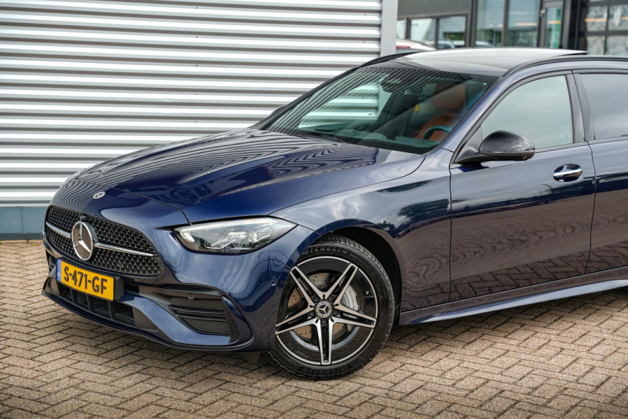 Mercedes-Benz C-Klasse Estate 300 e AMG Line Panoramadak Luxe Leder Adapt. Cruise Headup Display LED Trekhaak 18''LM 1e Eigenaar