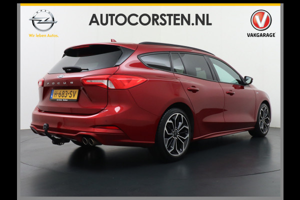 Ford FOCUS Wagon 1.0T 126PK ST Line 18" Navi Apple Carplay Android Auto EccTrekhaak Design Pack 2 Stuur+Stoel+Voorruit Verwarming Cruise Control  EcoBoost Winter Pack Keyless Led Comfort Pack Lmv  Privacy Glas Licht-Regensensor Wifi Bluetooth Rijstrooksensor 1e Eigenaar 1.383KG