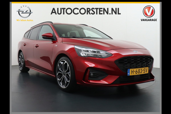 Ford FOCUS Wagon 1.0T 126PK ST Line 18" Navi Apple Carplay Android Auto EccTrekhaak Design Pack 2 Stuur+Stoel+Voorruit Verwarming Cruise Control  EcoBoost Winter Pack Keyless Led Comfort Pack Lmv  Privacy Glas Licht-Regensensor Wifi Bluetooth Rijstrooksensor 1e Eigenaar 1.383KG