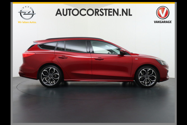 Ford FOCUS Wagon 1.0T 126PK ST Line 18" Navi Apple Carplay Android Auto EccTrekhaak Design Pack 2 Stuur+Stoel+Voorruit Verwarming Cruise Control  EcoBoost Winter Pack Keyless Led Comfort Pack Lmv  Privacy Glas Licht-Regensensor Wifi Bluetooth Rijstrooksensor 1e Eigenaar 1.383KG