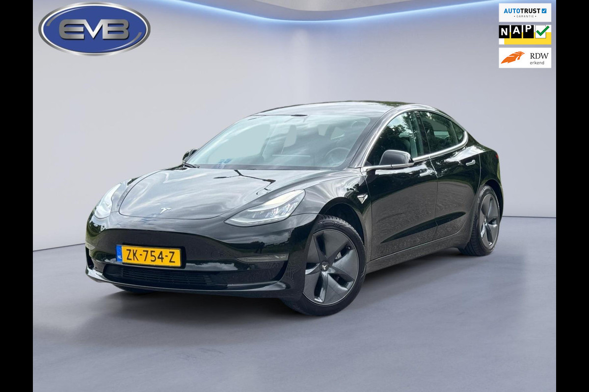Tesla Model 3 Standard RWD Plus 60 kWh, panoramadak, leder, achteruitrijcamera, Nederlandse auto met nationale auto pas Tesla Model 3 Standard RWD Plus 60 kWh, panoramadak, leder, achteruitrijcamera, Nederlandse auto met nationale auto pas