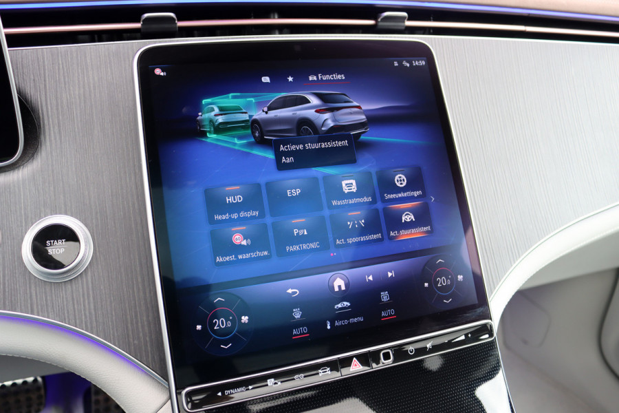 Mercedes-Benz EQE SUV 350+ AMG Line 96 kWh | Achterasbesturing | Distronic+ | Stoelventilatie | HUD | Nappa Leder | Memory | Digital Light | Panoramadak | Burmester | Surround Camera |