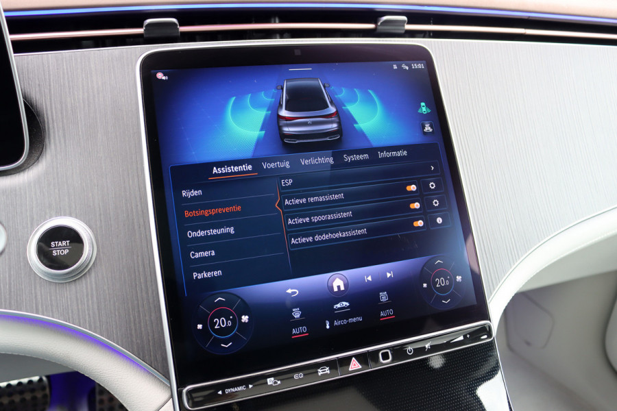 Mercedes-Benz EQE SUV 350+ AMG Line 96 kWh | Achterasbesturing | Distronic+ | Stoelventilatie | HUD | Nappa Leder | Memory | Digital Light | Panoramadak | Burmester | Surround Camera |