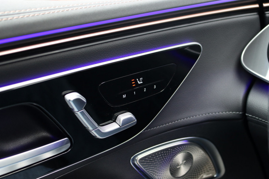 Mercedes-Benz EQE 350 AMG Line 89 kWh | Airmatic | Distronic Pro | Memory | Panoramadak | Burmester | Verwarmd Stuurwiel | Keyless Go | Camera | Warmtepomp | Leder |