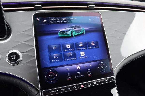 Mercedes-Benz EQE 350 AMG Line 89 kWh | Airmatic | Distronic Pro | Memory | Panoramadak | Burmester | Verwarmd Stuurwiel | Keyless Go | Camera | Warmtepomp | Leder |