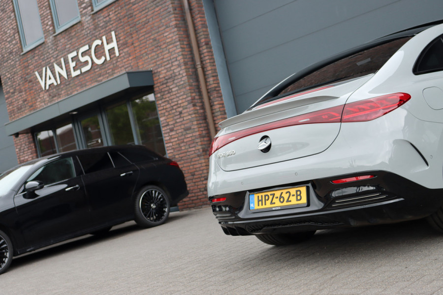 Mercedes-Benz EQE 350 AMG Line 89 kWh | Airmatic | Distronic Pro | Memory | Panoramadak | Burmester | Verwarmd Stuurwiel | Keyless Go | Camera | Warmtepomp | Leder |