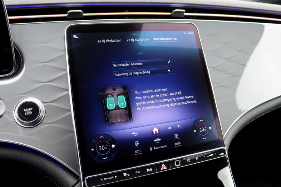 Mercedes-Benz EQE 350 AMG Line 89 kWh | Airmatic | Distronic Pro | Memory | Panoramadak | Burmester | Verwarmd Stuurwiel | Keyless Go | Camera | Warmtepomp | Leder |