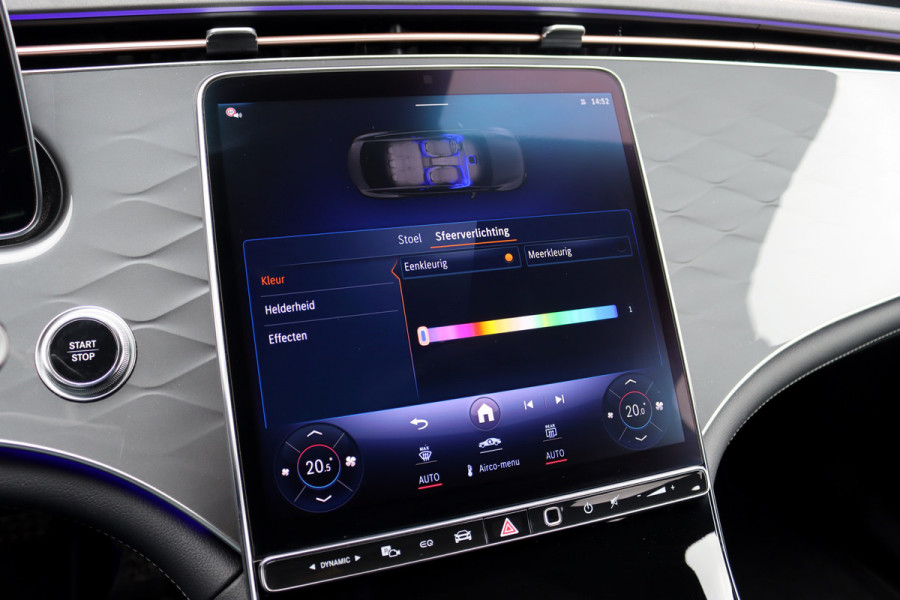 Mercedes-Benz EQE 350 AMG Line 89 kWh | Airmatic | Distronic Pro | Memory | Panoramadak | Burmester | Verwarmd Stuurwiel | Keyless Go | Camera | Warmtepomp | Leder |