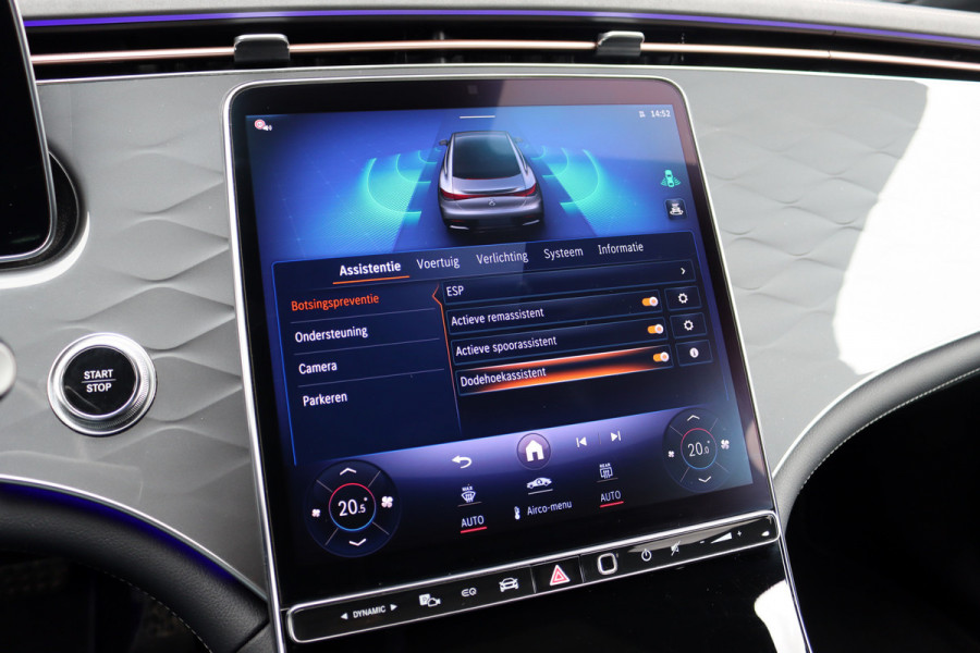 Mercedes-Benz EQE 350 AMG Line 89 kWh | Airmatic | Distronic Pro | Memory | Panoramadak | Burmester | Verwarmd Stuurwiel | Keyless Go | Camera | Warmtepomp | Leder |