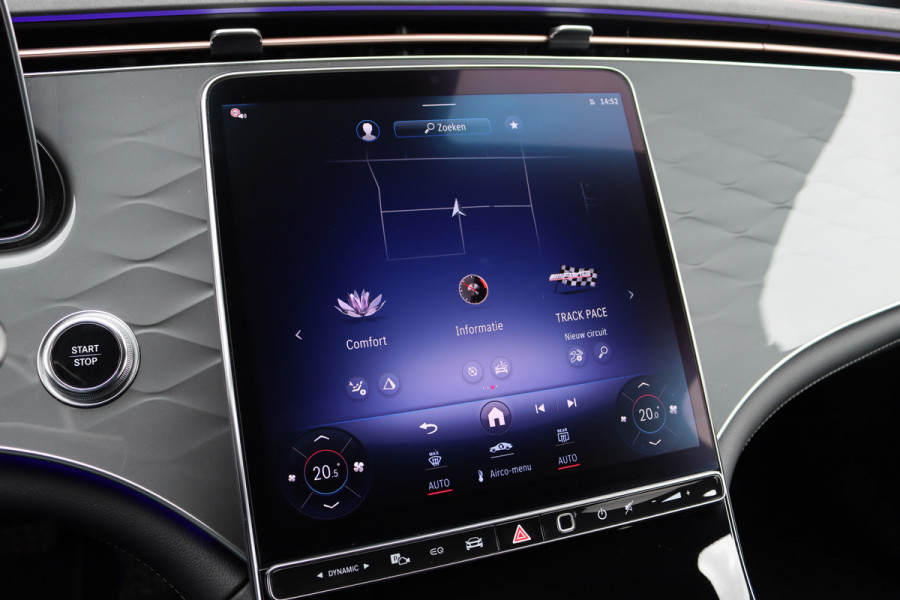 Mercedes-Benz EQE 350 AMG Line 89 kWh | Airmatic | Distronic Pro | Memory | Panoramadak | Burmester | Verwarmd Stuurwiel | Keyless Go | Camera | Warmtepomp | Leder |