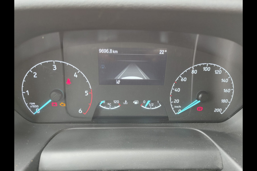 Ford Transit 350 D130pk L4H3 Navi Camera Pdc Apple Carplay Android WiFi-vb Airco Cruise Control Voorruit-Verwarmd 2.0TDCI Regensensor DAB Schuifdeur Betonplex Vloer Wandbetimmering Roll Stability Control Led Spoorwisselassist Euro 6 Zeer Compleet!