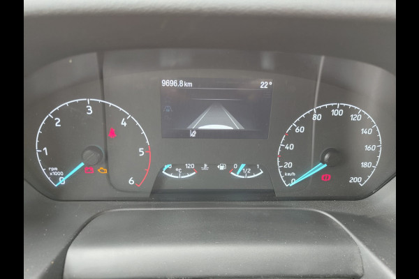 Ford Transit 350 D130pk L4H3 Navi Camera Pdc Apple Carplay Android WiFi-vb Airco Cruise Control Voorruit-Verwarmd 2.0TDCI Regensensor DAB Schuifdeur Betonplex Vloer Wandbetimmering Roll Stability Control Led Spoorwisselassist Euro 6 Zeer Compleet!