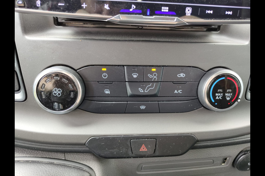 Ford Transit 350 D130pk L4H3 Navi Camera Pdc Apple Carplay Android WiFi-vb Airco Cruise Control Voorruit-Verwarmd 2.0TDCI Regensensor DAB Schuifdeur Betonplex Vloer Wandbetimmering Roll Stability Control Led Spoorwisselassist Euro 6 Zeer Compleet!