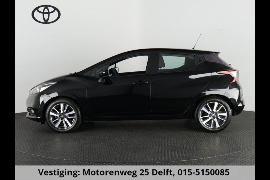 Nissan Micra 1.0L ACENTA BLACKLINE .CARPLAY NAVI. CAMERA . GARANTIE TOT 9-2028**