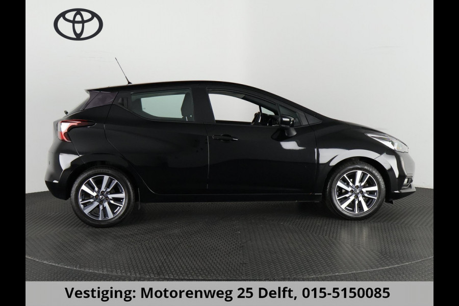 Nissan Micra 1.0L ACENTA BLACKLINE .CARPLAY NAVI. CAMERA . GARANTIE TOT 9-2028**