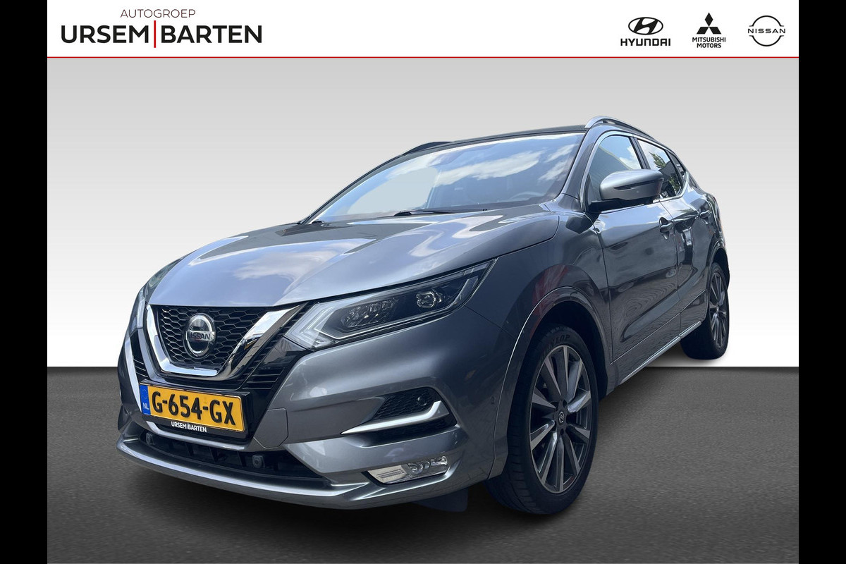 Nissan QASHQAI 1.3 DIG-T Tekna + | automaat | 160PK | volleder | Bose audio | panoramadak | blind-spot | memorystoelen | trekhaak | stoelverwarming Nissan QASHQAI 1.3 DIG-T Tekna + | automaat | 160PK | volleder | Bose audio | panoramadak | blind-spot | memorystoelen | trekhaak | stoelverwarming