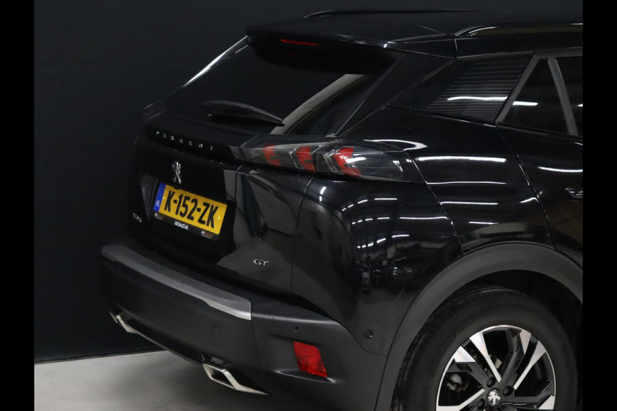Peugeot 2008 1.2 PureTech GT [APPLE CARPLAY, DIGITAL DASH, SFEERVERLICHTING, TREKHAAK AFNEEMBAAR, CAMERA, CLIMATE CONTROL, HALF LEDER, DODEHOEK DETECTOR, NAVIGATIE, NIEUWSTAAT]