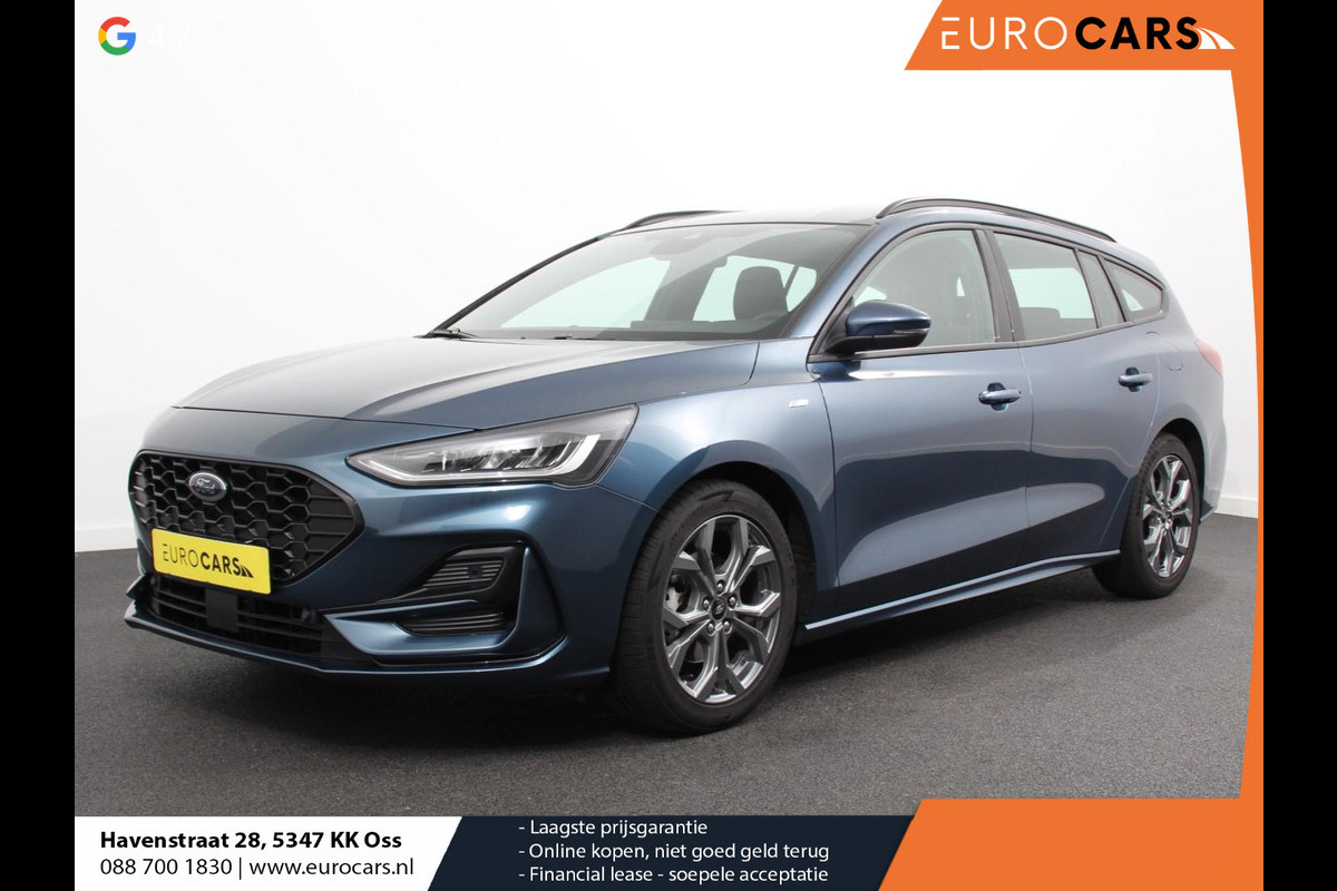 Ford FOCUS Wagon 1.0 125pk Hybrid Automaat ST Navigatie Climate control cruise control Carplay LM velgen Parkeersensoren Led Matrix koplampen Ford FOCUS Wagon 1.0 125pk Hybrid Automaat ST Navigatie Climate control cruise control Carplay LM velgen Parkeersensoren Led Matrix koplampen