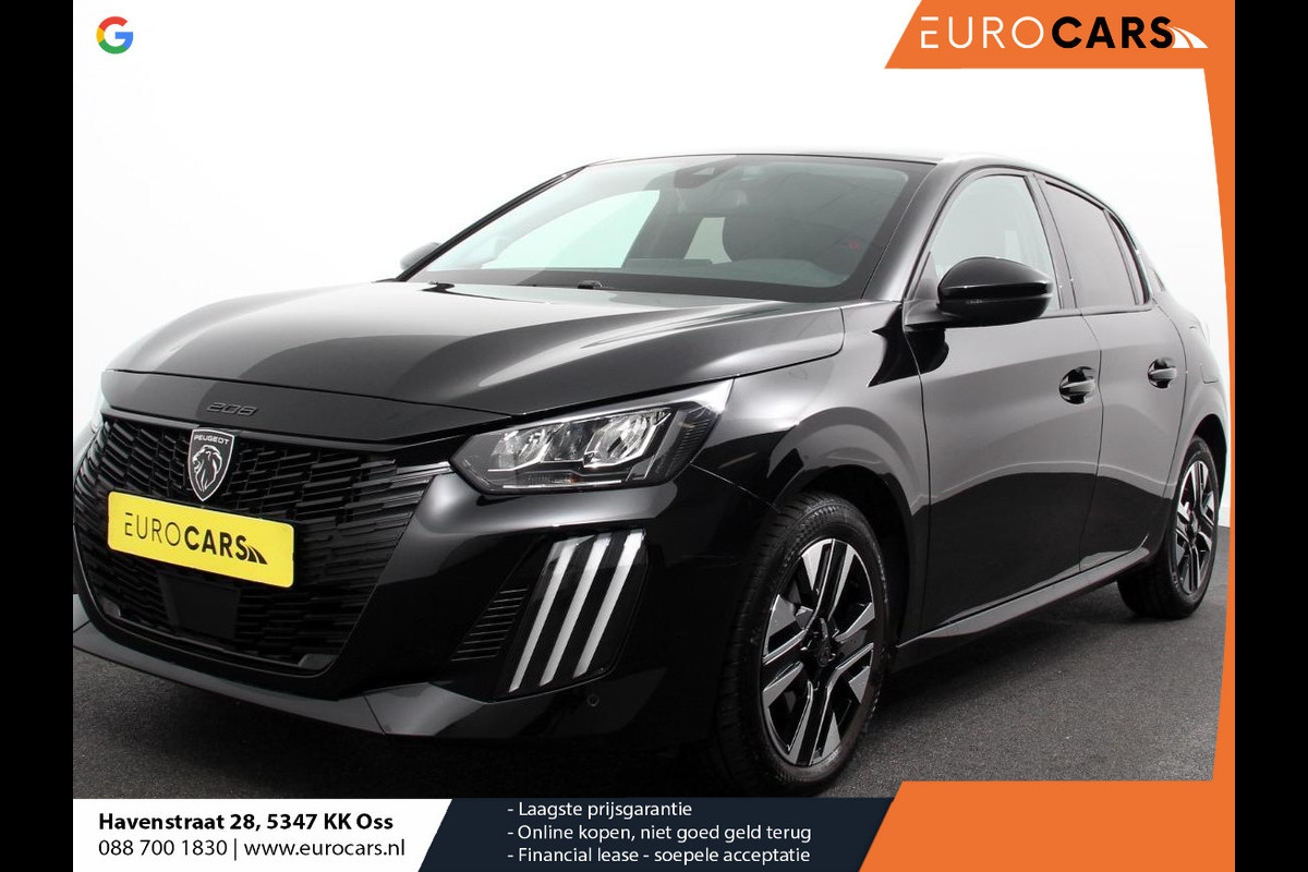 Peugeot 208 Hybrid 100 Automaat Allure Climate control Cruise control LED Parkeersensoren Stoelverwarming Keyless Apple Carplay/ Android Auto Camera