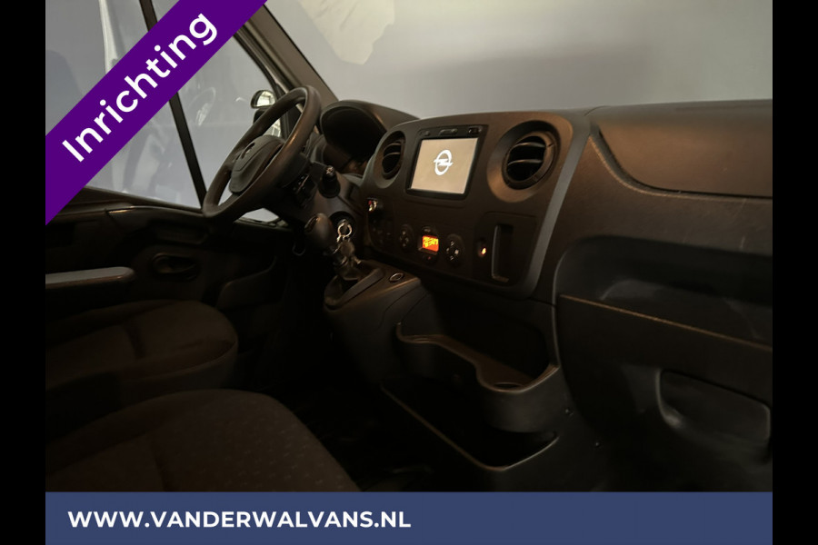 Opel Movano 2.3 CDTI 146pk L2H2 Inrichting Euro6 Airco | Camera | Navigatie | Cruisecontrol | 2500kg Trekhaak Parkeersensoren, Bijrijdersbank