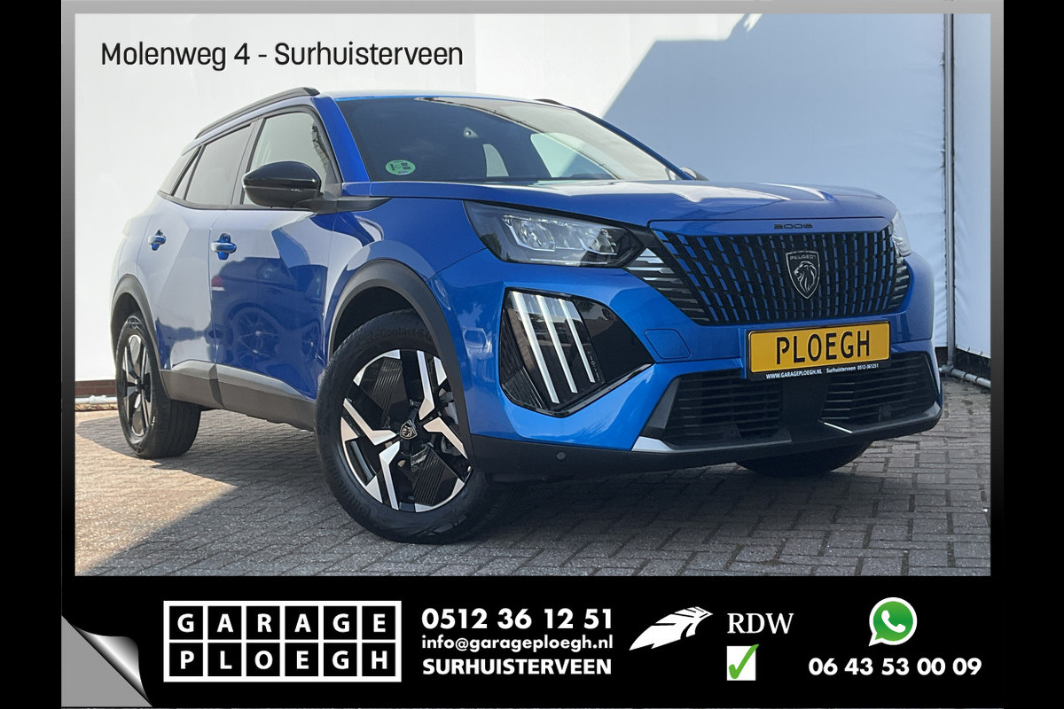Peugeot 2008 1.2 PureTech 130 Allure Automaat 360cam Carplay Nav/Cruise Blue Lagoon Peugeot 2008 1.2 PureTech 130 Allure Automaat 360cam Carplay Nav/Cruise Blue Lagoon