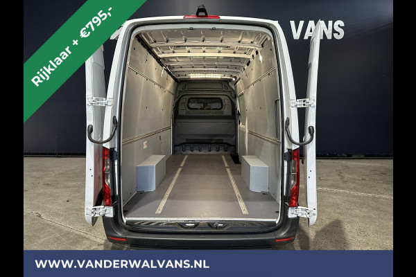 Mercedes-Benz Sprinter 315 CDI 150pk L3H2 Euro6 RIJKLAAR Airco | Camera | Cruisecontrol | Stoelverwarming 270 Graden achterdeuren, Bijrijdersbank