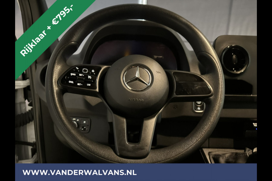 Mercedes-Benz Sprinter 315 CDI 150pk L3H2 Euro6 RIJKLAAR Airco | Camera | Cruisecontrol | Stoelverwarming 270 Graden achterdeuren, Bijrijdersbank