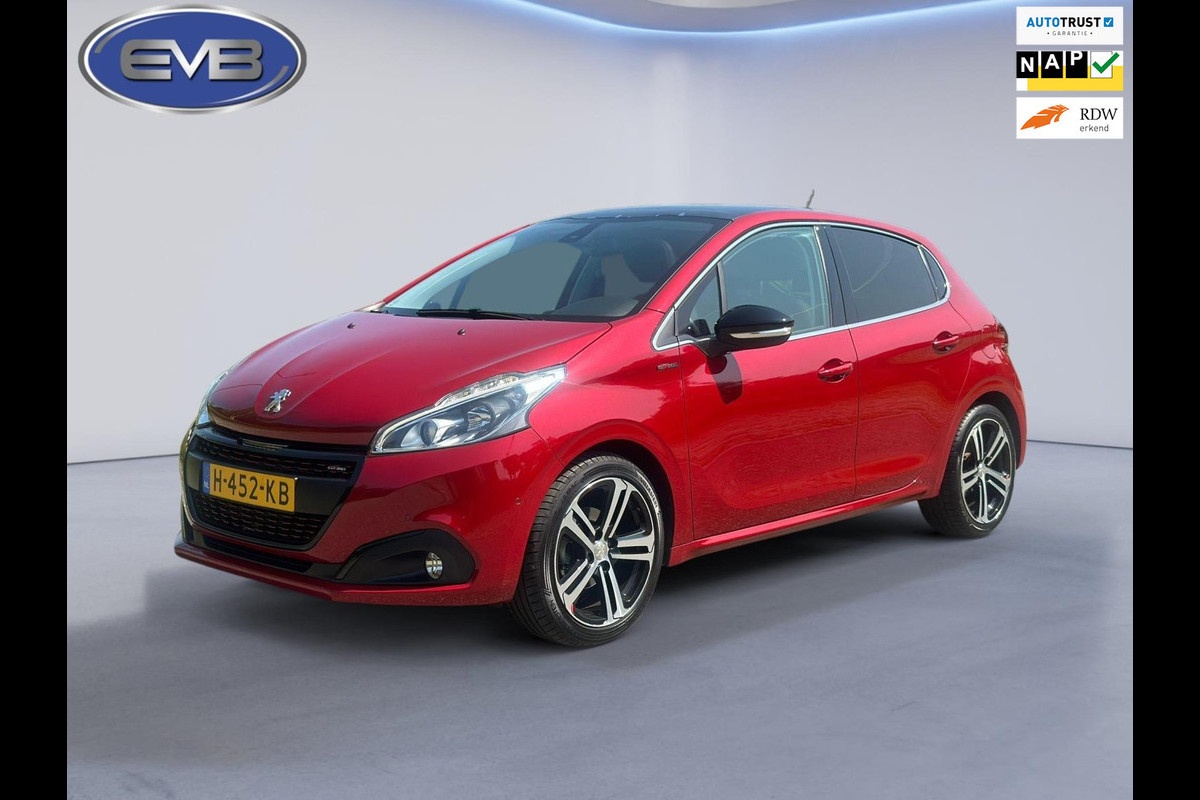 Peugeot 208 1.2 PureTech GT-line, panoramadak, achteruitrijcamera,navigatie, trekhaak, vele opties Peugeot 208 1.2 PureTech GT-line, panoramadak, achteruitrijcamera,navigatie, trekhaak, vele opties