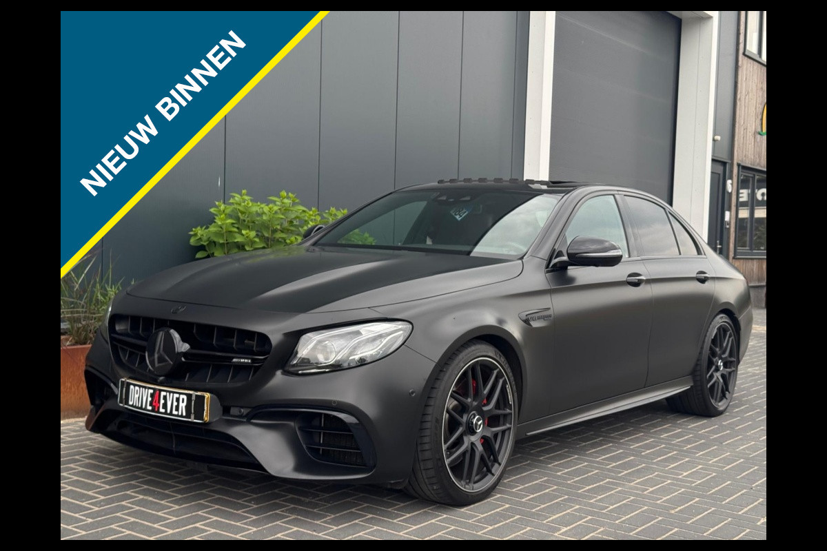 Mercedes-Benz E-Klasse AMG 63 S E63 4M. Pr. Pl. FULL PANO NAVI 360 CAMERA HUD SFEER Mercedes-Benz E-Klasse AMG 63 S E63 4M. Pr. Pl. FULL PANO NAVI 360 CAMERA HUD SFEER