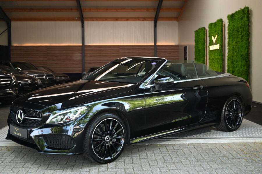 Mercedes-Benz C-Klasse Cabrio 180 Premium Plus AMG Styling - Night Edition - Airscarf - Leer - Camera - Stoelverwarming -