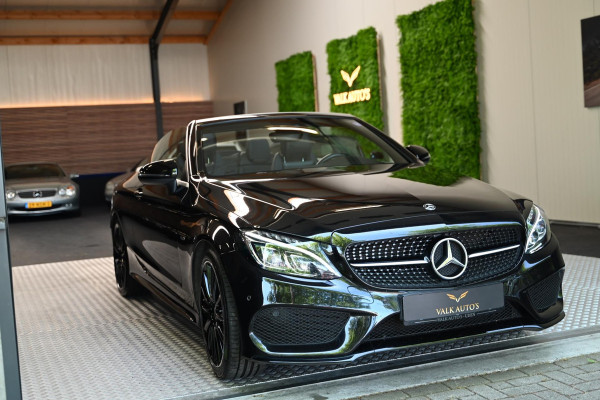 Mercedes-Benz C-Klasse Cabrio 180 Premium Plus AMG Styling - Night Edition - Airscarf - Leer - Camera - Stoelverwarming -