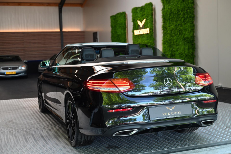 Mercedes-Benz C-Klasse Cabrio 180 Premium Plus AMG Styling - Night Edition - Airscarf - Leer - Camera - Stoelverwarming -