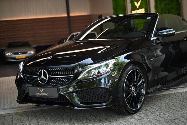 Mercedes-Benz C-Klasse Cabrio 180 Premium Plus AMG Styling - Night Edition - Airscarf - Leer - Camera - Stoelverwarming -