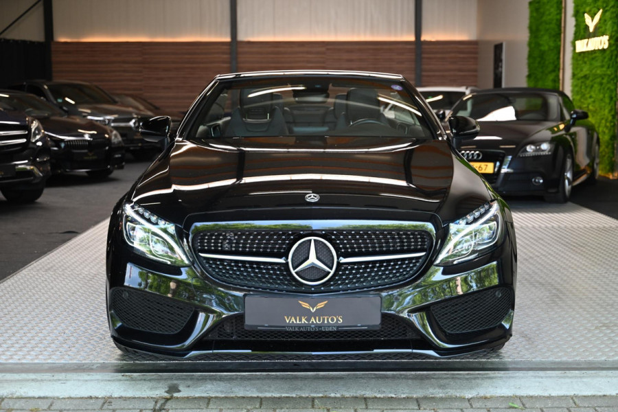 Mercedes-Benz C-Klasse Cabrio 180 Premium Plus AMG Styling - Night Edition - Airscarf - Leer - Camera - Stoelverwarming -