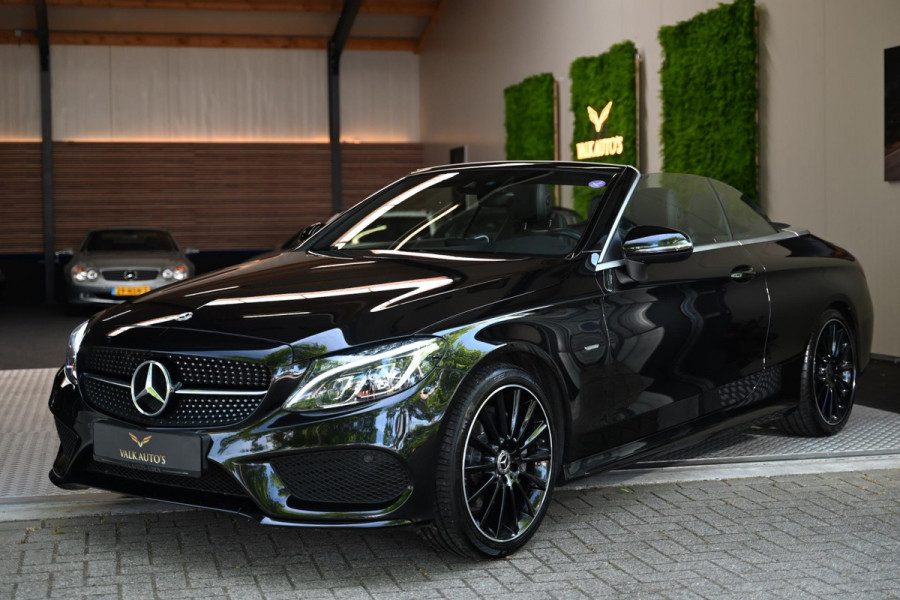 Mercedes-Benz C-Klasse Cabrio 180 Premium Plus AMG Styling - Night Edition - Airscarf - Leer - Camera - Stoelverwarming -