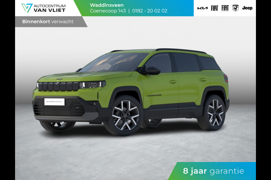 Jeep Compass First Edition 74 kWh | Adapt. Cruise | Camera | Carplay | 20" | Elektr. A-Klep | Navi | Winter Pack | Private Lease € 760,-*