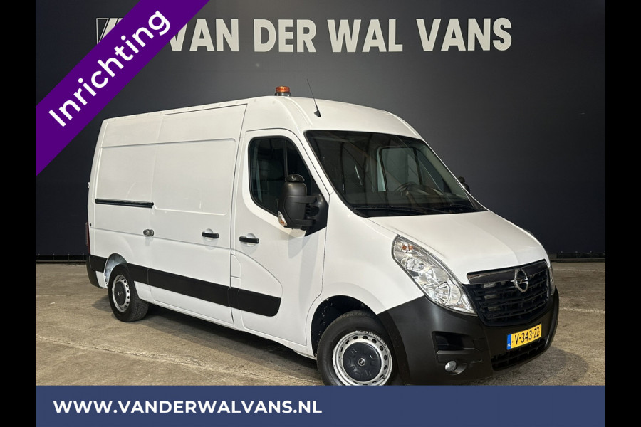 Opel Movano 2.3 CDTI 146pk L2H2 Inrichting Euro6 Airco | Camera | Navigatie | Cruisecontrol | 2500kg Trekhaak Parkeersensoren, Bijrijdersbank