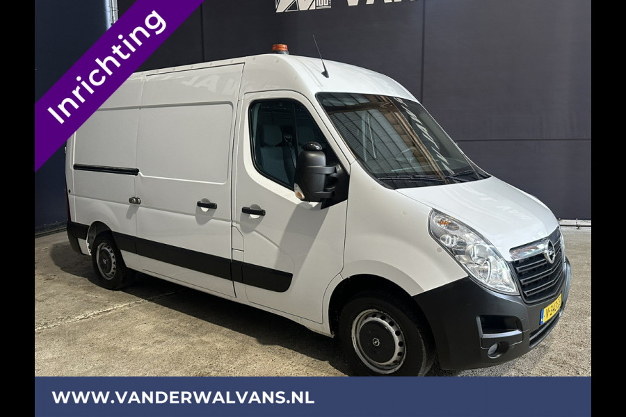 Opel Movano 2.3 CDTI 146pk L2H2 Inrichting Euro6 Airco | Camera | Navigatie | Cruisecontrol | 2500kg Trekhaak Parkeersensoren, Bijrijdersbank